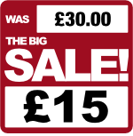 Sale label