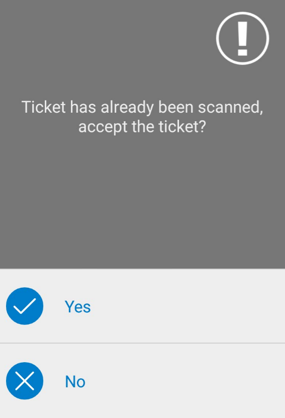 Alert example