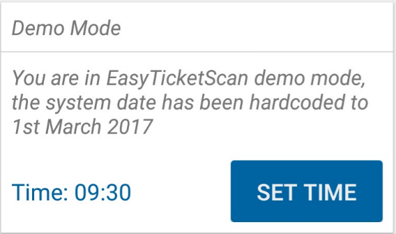 Demo Mode Section